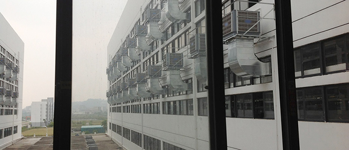 小家電廠東保集團(tuán)環(huán)?？照{(diào)安裝案例